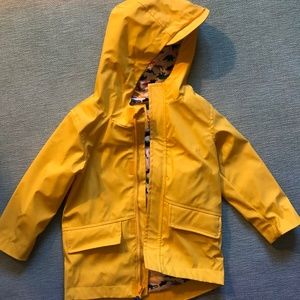 Yellow rain jacket- New